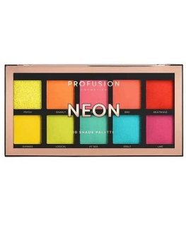 Profusion Neon Eyeshadow Palette - a palette of 10 eye shadows
