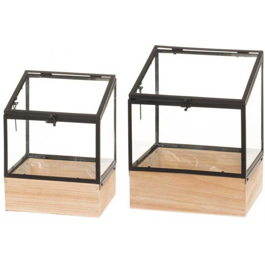 4Living Greenhouse with wooden box 2
