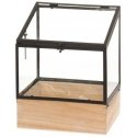 4Living Greenhouse with wooden box 2 pcs 4Living Greenhouse with wooden box 2 pcs