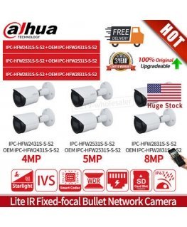 Dahua Technology Co IP camera cylinder. 8MP STARLIGHT