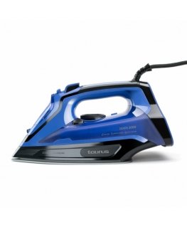 Taurus Quios 3000 Sausais un tvaika gludeklis Keramikas gludināšanas virsma 3000 W Melns, Zils