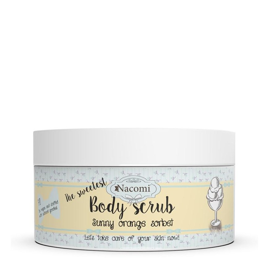 Nacomi Body Scrub Oranžinis cukraus šveitiklis 125g