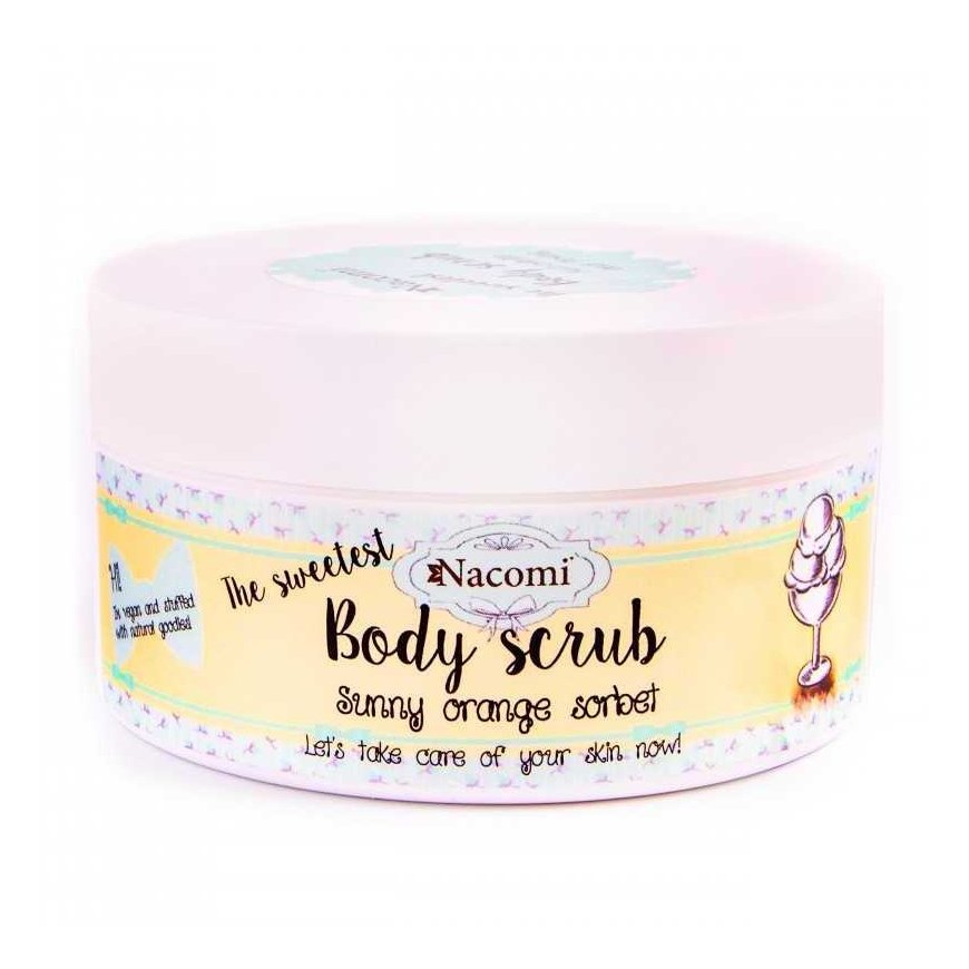 Nacomi Body Scrub Orange sugar scrub 125g – 3