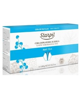 Low temperature melting wax for depilation Starpil Film Wax Blue, blue, extra elastic, 1kg