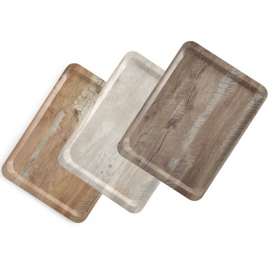 Serviravimo padėklas laminuotas šviesus medis 430 x 330 mm - Hendi 508862 – 4