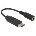 DeLOCK 65842 дата-кабель мобильных телефонов Черный 0,14 m USB C 3,5 мм DeLOCK 65842 дата-кабель мобильных телефонов Черный 0,14 m USB C 3,5 мм