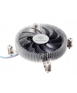 Silverstone SST-NT07-115X computer cooling system Chipset Cooler 8 cm Black, Metallic