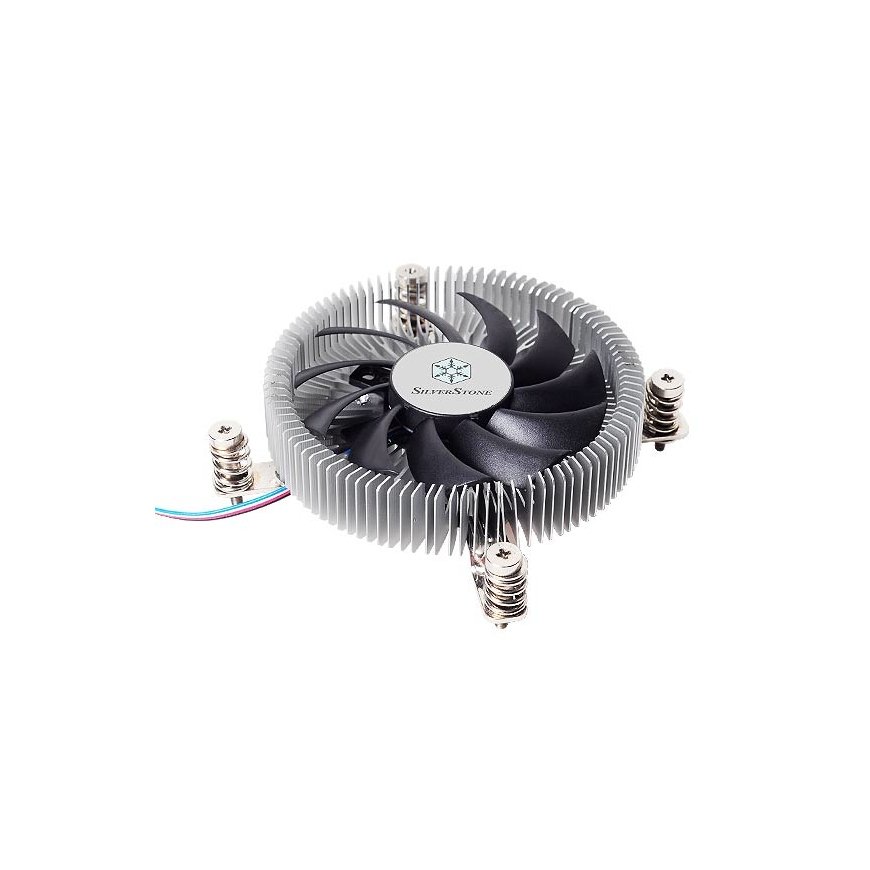 Silverstone SST-NT07-115X система охлаждения компьютера Чипсет Кулер 8 cm Черный, Металлический