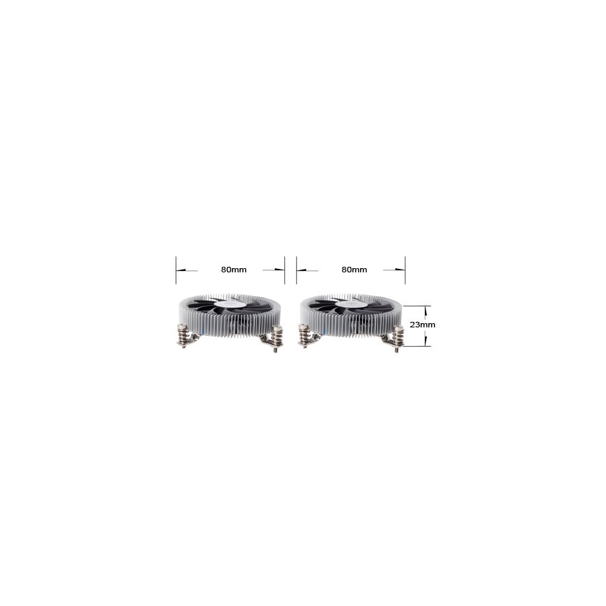 Silverstone SST-NT07-115X computer cooling system Chipset Cooler 8 cm Black, Metallic – 2