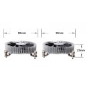 Silverstone SST-NT07-115X computer cooling system Chipset Cooler 8 cm Black, Metallic Silverstone SST-NT07-115X computer cooling system Chipset Cooler 8 cm Black, Metallic