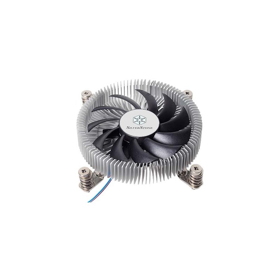 Silverstone SST-NT07-115X Kompiuterio aušinimo sistema Mikroschemų rinkiniui Aušintuvas 8 cm Juoda, – 4