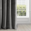 Eurofirany Curtain Pierre gray, rings 140x250 cm