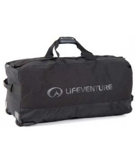 Lifeventure Expedition Wheeled Duffle, 120 Litre Roll-Base, Juodas