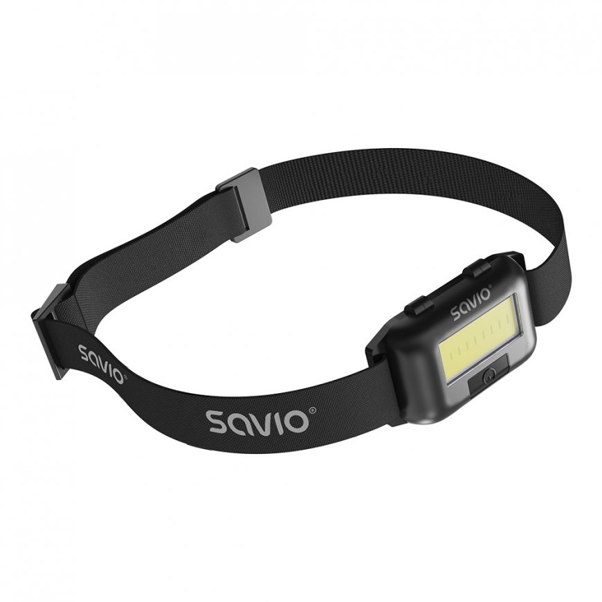 Savio FL-01 электрический фонарь Черный Фонарь налобный LED – 3