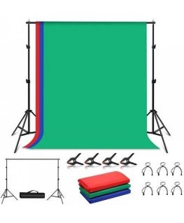 Puluz Photography backgrounds and stands set 2x2m, RGB