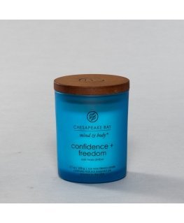 Chesapeake Bay Confidence & Freedom восковая свеча Цилиндр Янтарный, Дубовый мох Синий 1 шт