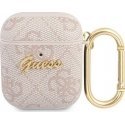 Guess Spėti DĖKLAS ochronne GUA24GSMP 4G scenarijaus metalo kolekcija DO AirPods 1/2 rožinė Guess Spėti DĖKLAS ochronne GUA24GSMP 4G scenarijaus metalo kolekcija DO AirPods 1/2 rožinė
