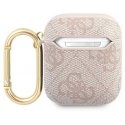 Guess Guess CASE ochronne GUA24GSMP 4G script metal collection DO AirPods 1/2 pink