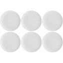 La Porcellana Bianca Set 6 talerzy do sałatek Momenti - White, 22 cm La Porcellana Bianca Set 6 talerzy do sałatek Momenti - White, 22 cm