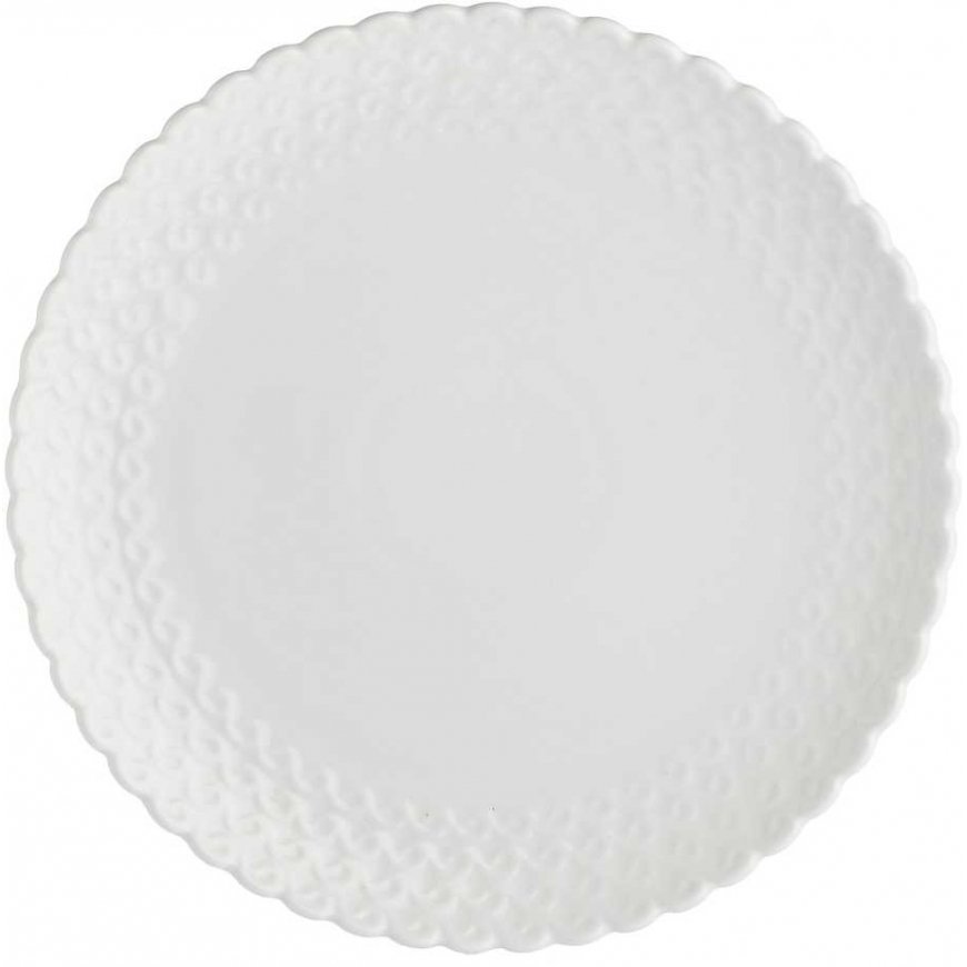 La Porcellana Bianca Set 6 talerzy do sałatek Momenti - White, 22 cm – 2
