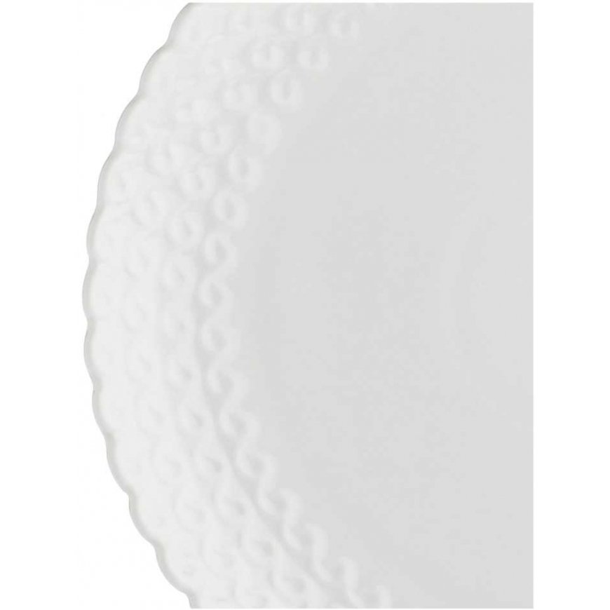 La Porcellana Bianca Set 6 talerzy do sałatek Momenti - White, 22 cm – 4