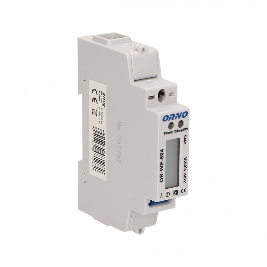 ORNO OR-WE-504 elektros skaitiklis Elektroninis Balta – 3