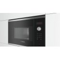 Bosch Serie 4 BFL523MS0 mikroaaltouuni Kiinteä Solo-mikroaaltouuni 20 L 800 W musta, Ruostumaton ter Bosch Serie 4 BFL523MS0 mikroaaltouuni Kiinteä Solo-mikroaaltouuni 20 L 800 W musta, Ruostumaton ter