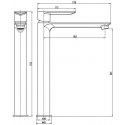 Domoletti MIXER FOR WASHBASIN GRAY METAL Domoletti MIXER FOR WASHBASIN GRAY METAL