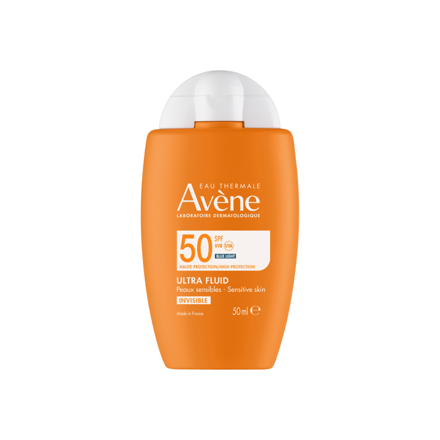 Avene Ultra Fluid Invisible SPF50 - Lehká sluneční ochrana na obličej