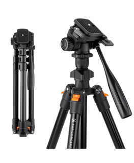 Kampf K&F Concept K234A0 video tripod with 3D head and phone holder