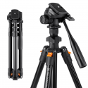 Kampf K&F Concept K234A0 video tripod with 3D head and phone holder