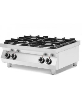 4-burner tabletop gas stove Kitchen Line 2x 6kW 2x 3.5kW Hendi 227381