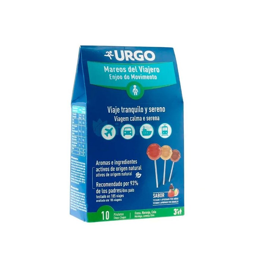 Urgo Traveller`s Dizziness 10 Lollipops