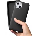 Mobiili tagakaas Setty iPhone 13 mini, matt TPU, must Mobiili tagakaas Setty iPhone 13 mini, matt TPU, must