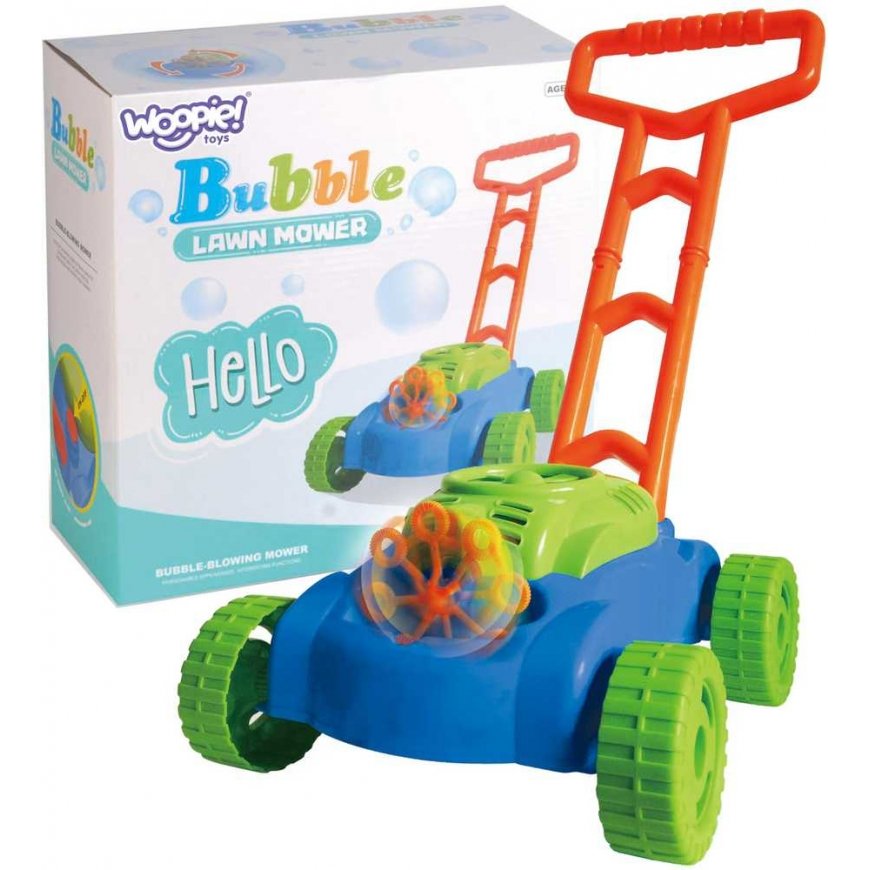 Woopie „Bubble Bank“ pučiamų muilo burbuliukų mašina su melodijomis.
