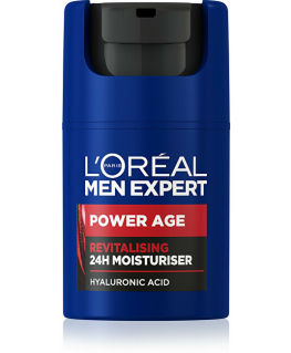 L'Oréal Paris Men Expert Power Age 24H Moisturizer Day Cream for men, 50 ml