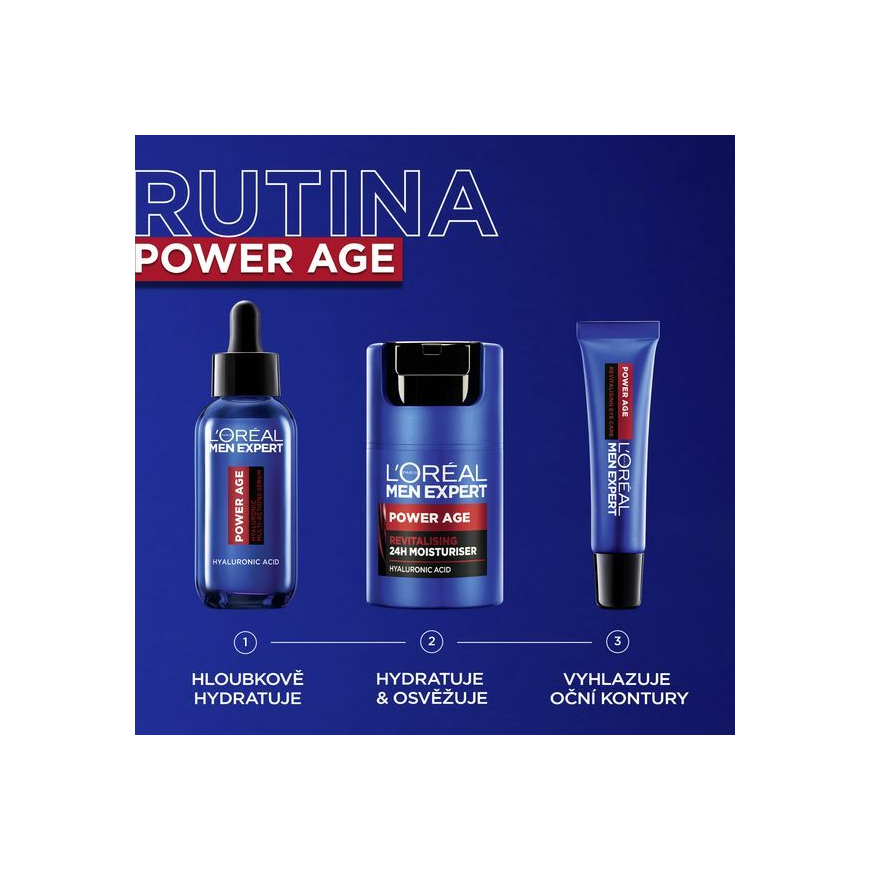 L'Oréal Paris Men Expert Power Age 24H Moisturiser Day Kremas vyrams, 50 ml – 5