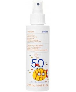 Korres Yoghurt Kids Comfort Sunscreen Purškiklis emulsija ochronna w sprayu vaikams SPF50 150ml