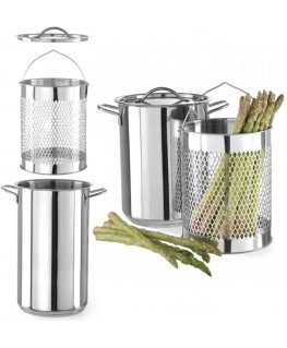 Hendi Asparagus pot with XL lid insert, 5.5 l