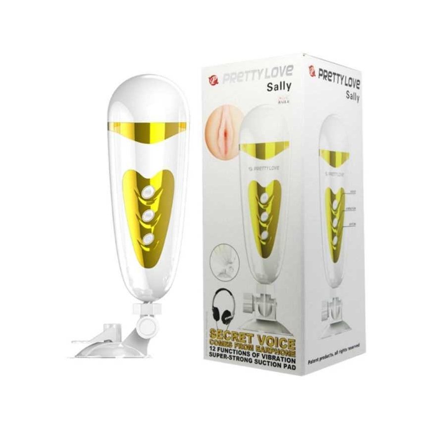 MALE MASTURBATOR WITH SOUND AND VIBRATION SALLY PRETTY LOVE