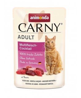 ANIMONDA Carny Adult Meat kokteilis - mitrā kaķu barība - 85g