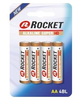ROCKET LR6 - 4/BL HD Vienkartinė baterija AA Šarminis
