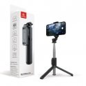 Compact selfie stick Bluetooth tripod black Compact selfie stick Bluetooth tripod black