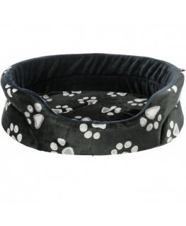 Bed - Trixie Jimmy bed, oval, 75 × 65 cm, black