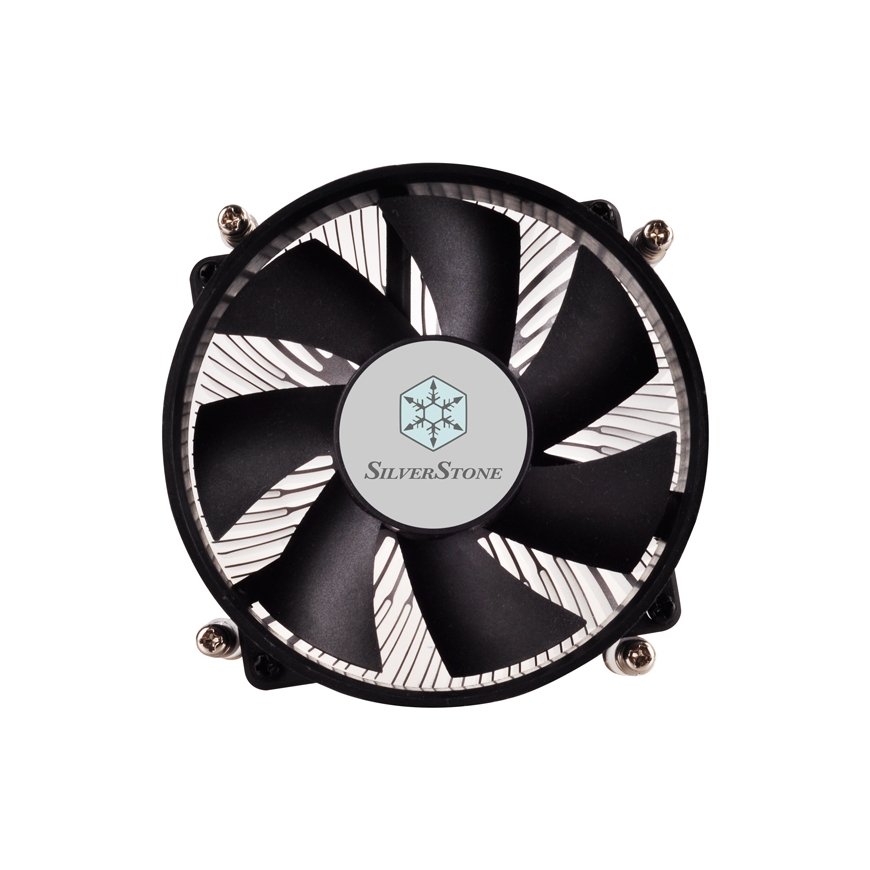 Silverstone NT09-115X Procesorius Aušintuvas 9,2 cm Aliuminis, Juoda – 2