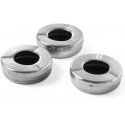 Ashtray with lid, HENDI, 3 pcs., ø90x(H)28mm Ashtray with lid, HENDI, 3 pcs., ø90x(H)28mm
