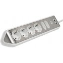 Brennenstuhl 1153590620 pikendusjuhe 2 m 6 vahelduvvoolu kontakt Hoonesisene Hõbe, Valge