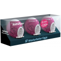 SATISFYER 3 MASTURBATOR EGGS - BUBBLE SATISFYER 3 MASTURBATOR EGGS - BUBBLE