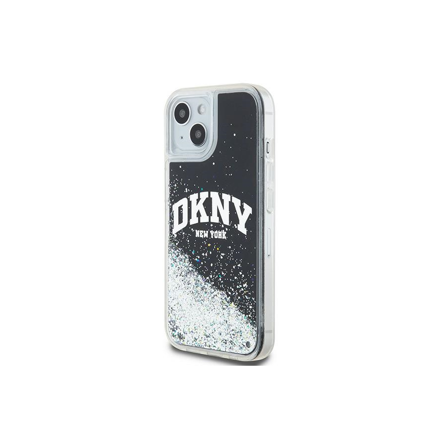 Case DKNY case for IPHONE 14 DKHCP14SLBNAEK (DKNY HC Liquid Glitters W/Arch Logo) black – 3