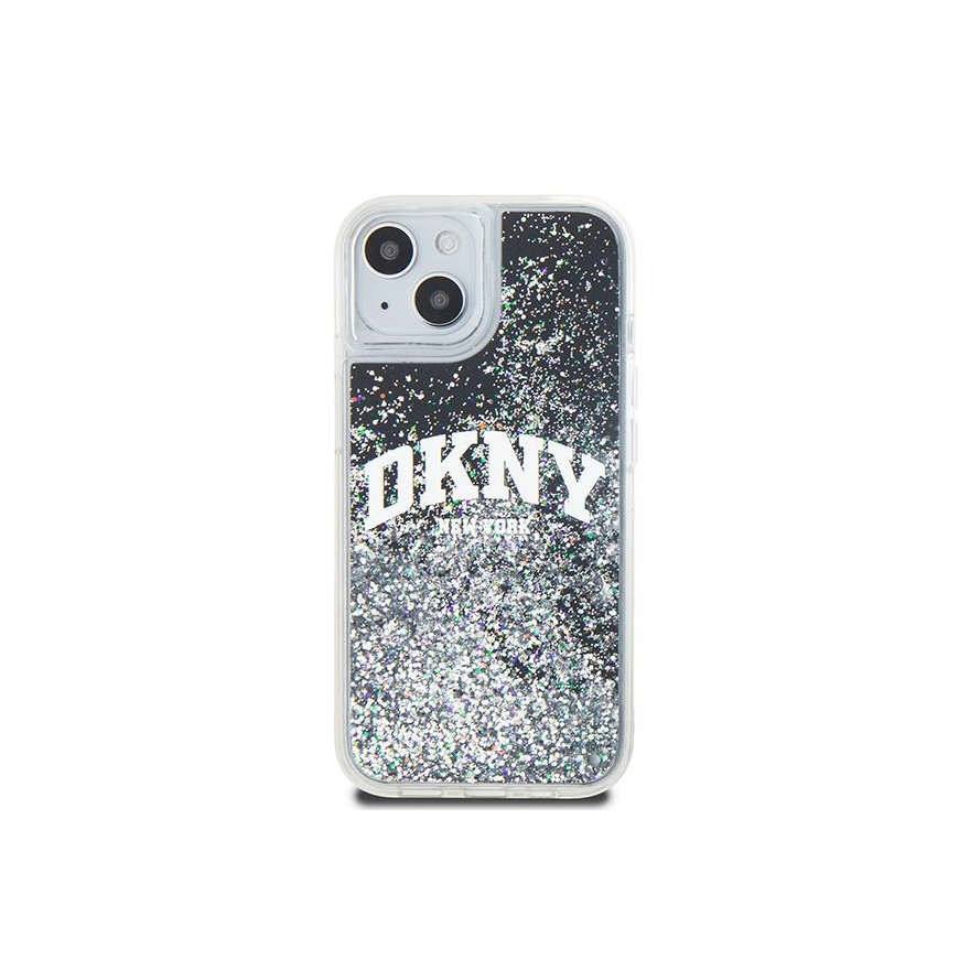 Dėklas DKNY case for IPHONE 14 DKHCP14SLBNAEK (DKNY HC Liquid Glitters W/Arch Logo) juodas – 4